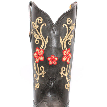 Botas vaqueras de piel Hooch para mujer hechas a mano