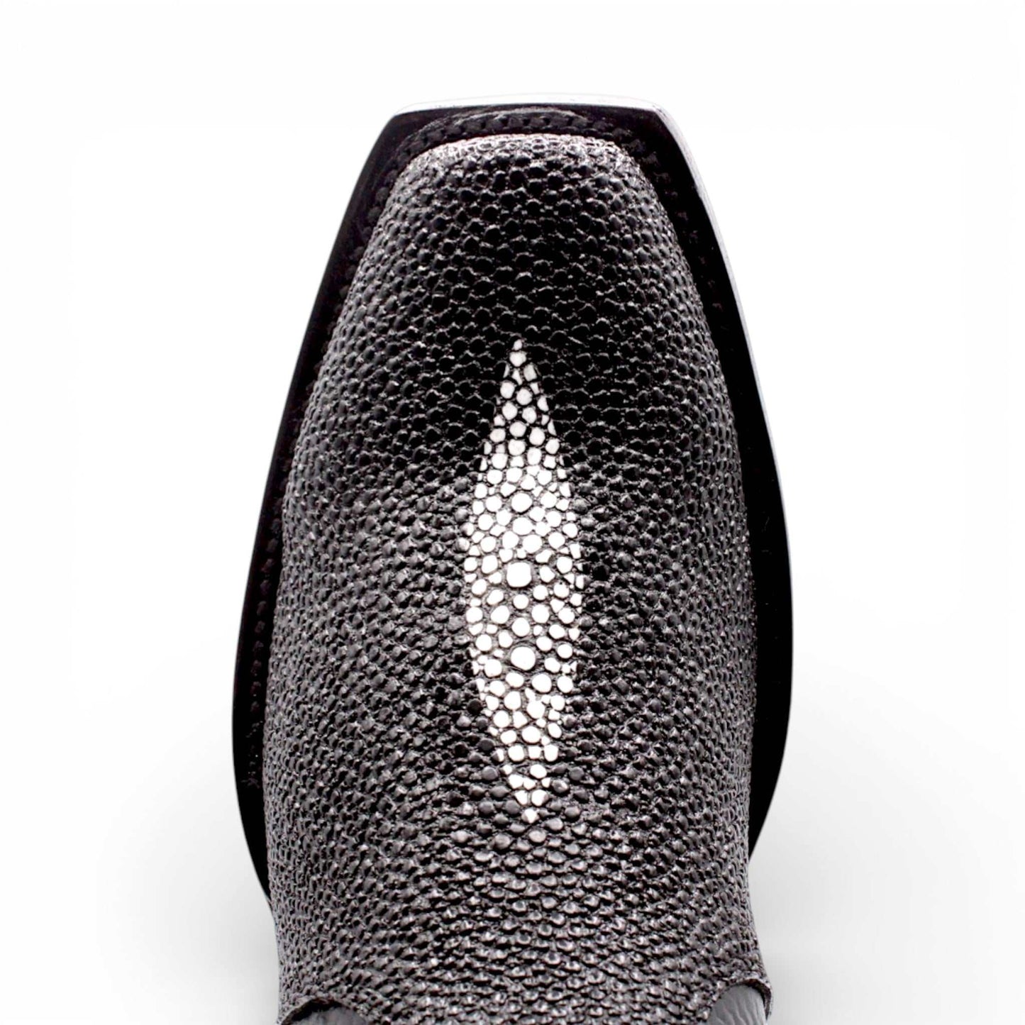 Hooch Boots Mens Dubai Toe Stingray Print Boots – Single Stone Zipper Western Boots
