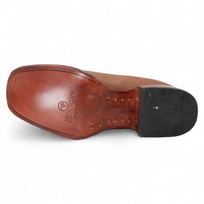 Men's Hooch Botines Charro Botin Boots Handmade Genuine Leather Tan