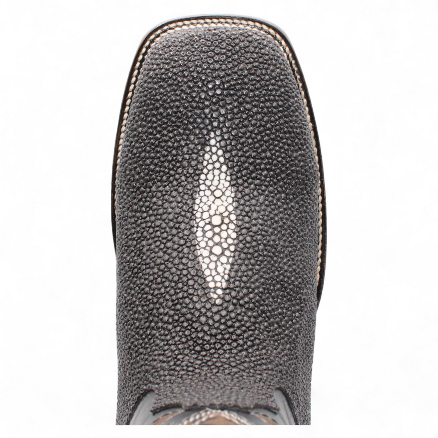 Botas vaqueras Hooch Stingray con estampado negro hechas a mano