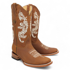 Women's Hooch Leather Western Boots Handmade