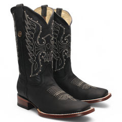 Women's Hooch Leather Western Boots Handmade