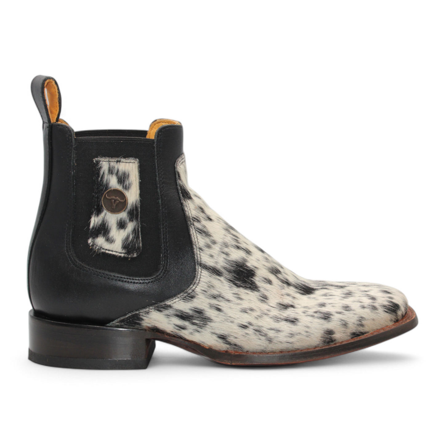 Men's Hooch Chelsea  Cow Hair Boots Genuine Handmade Natural