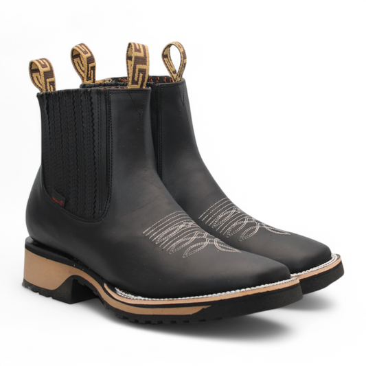 Men's Hooch Western Boots Handmade Double Density Rubber Sole