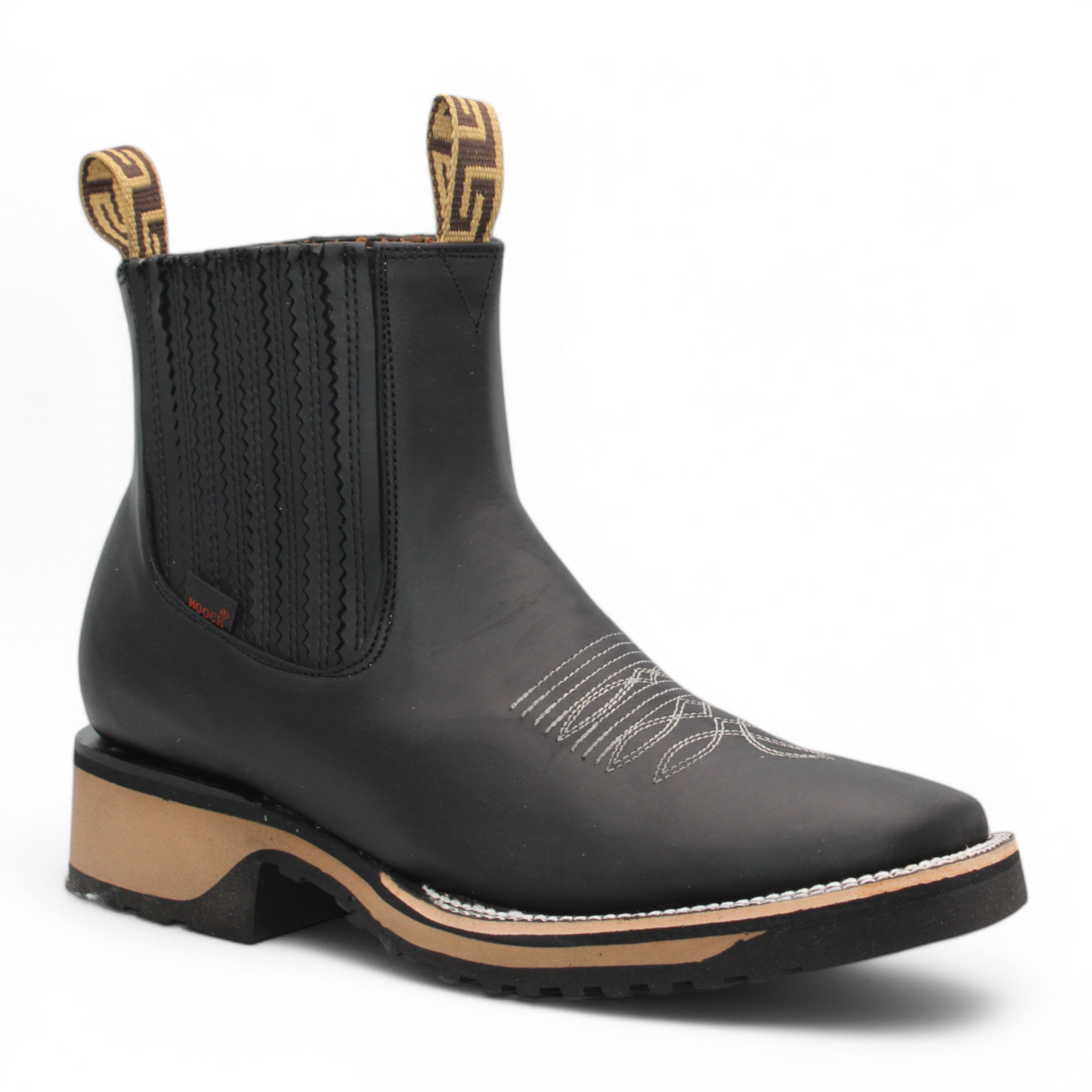 Men's Hooch Western Boots Handmade Double Density Rubber Sole