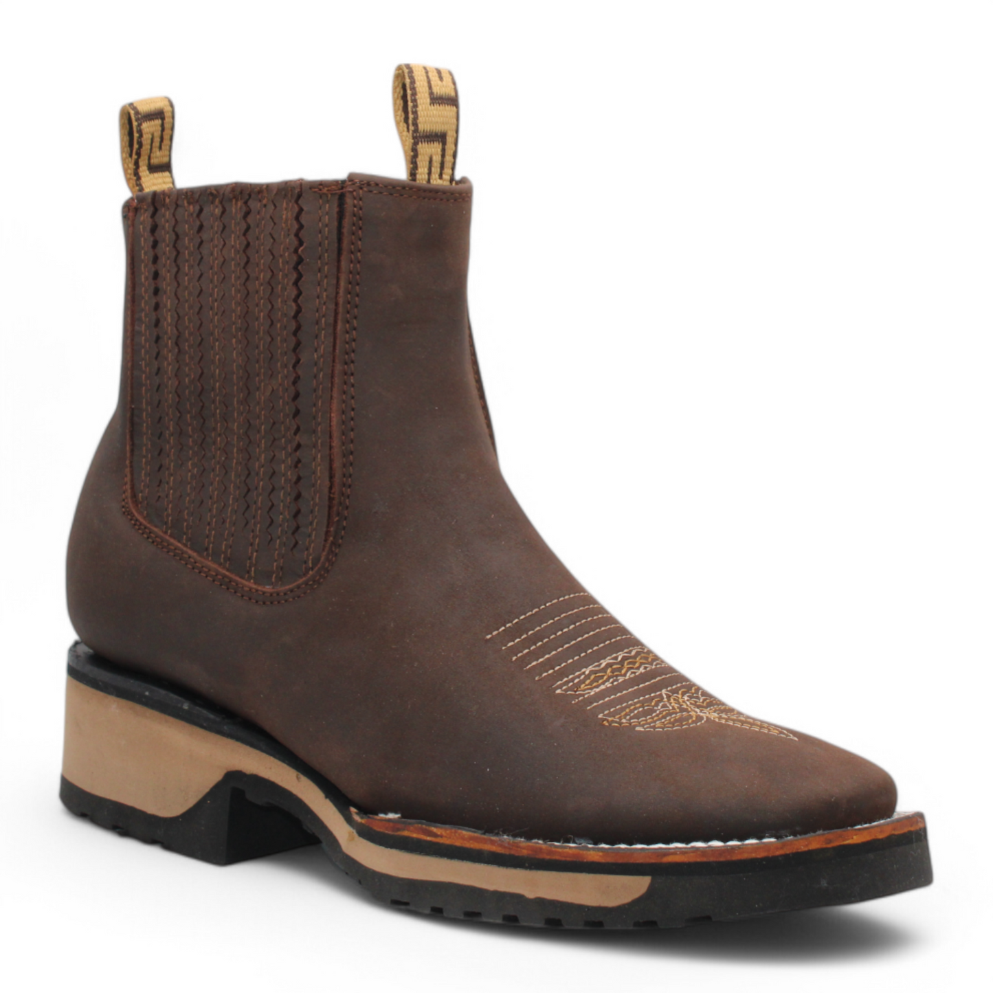 Men's Hooch Western Boots Handmade Double Density Rubber Sole