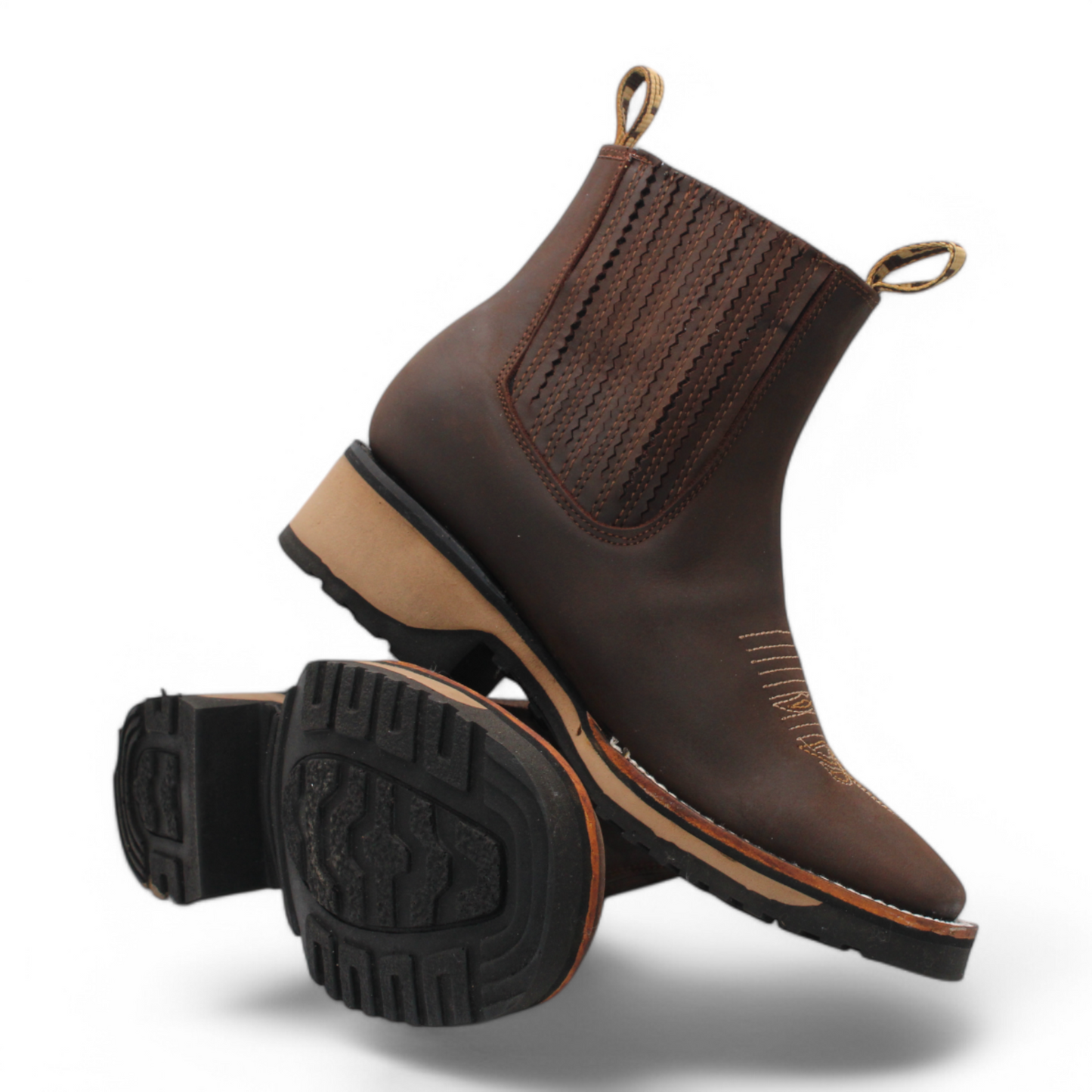 Men's Hooch Western Boots Handmade Double Density Rubber Sole