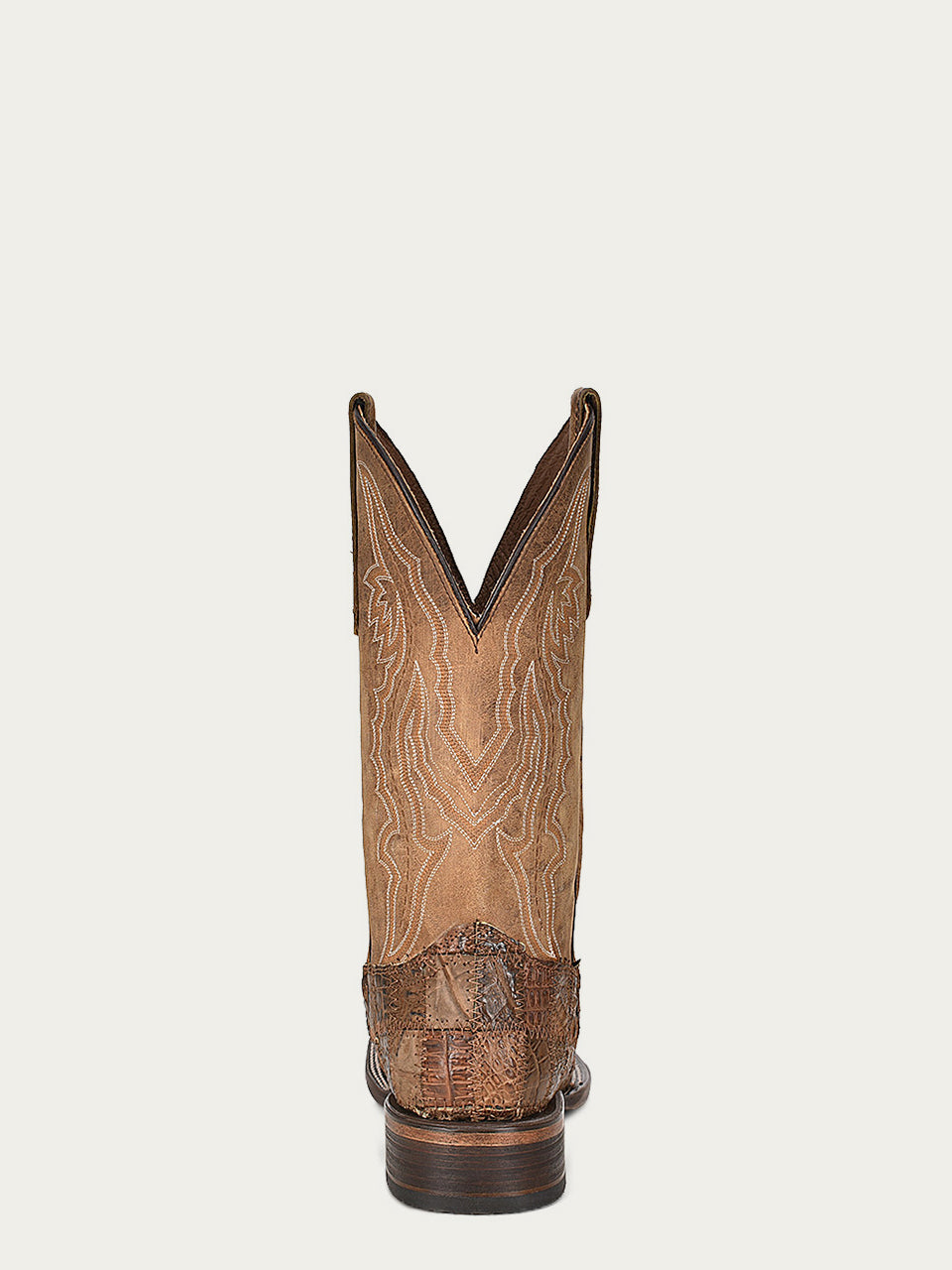 Men's Corral Orix Genuine Caiman Boots with Patchwork & Embroidery