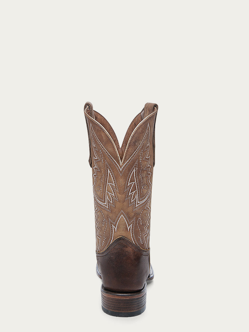 Men's Circle G Honey Genuine Leather Boots with Tan Embroidery