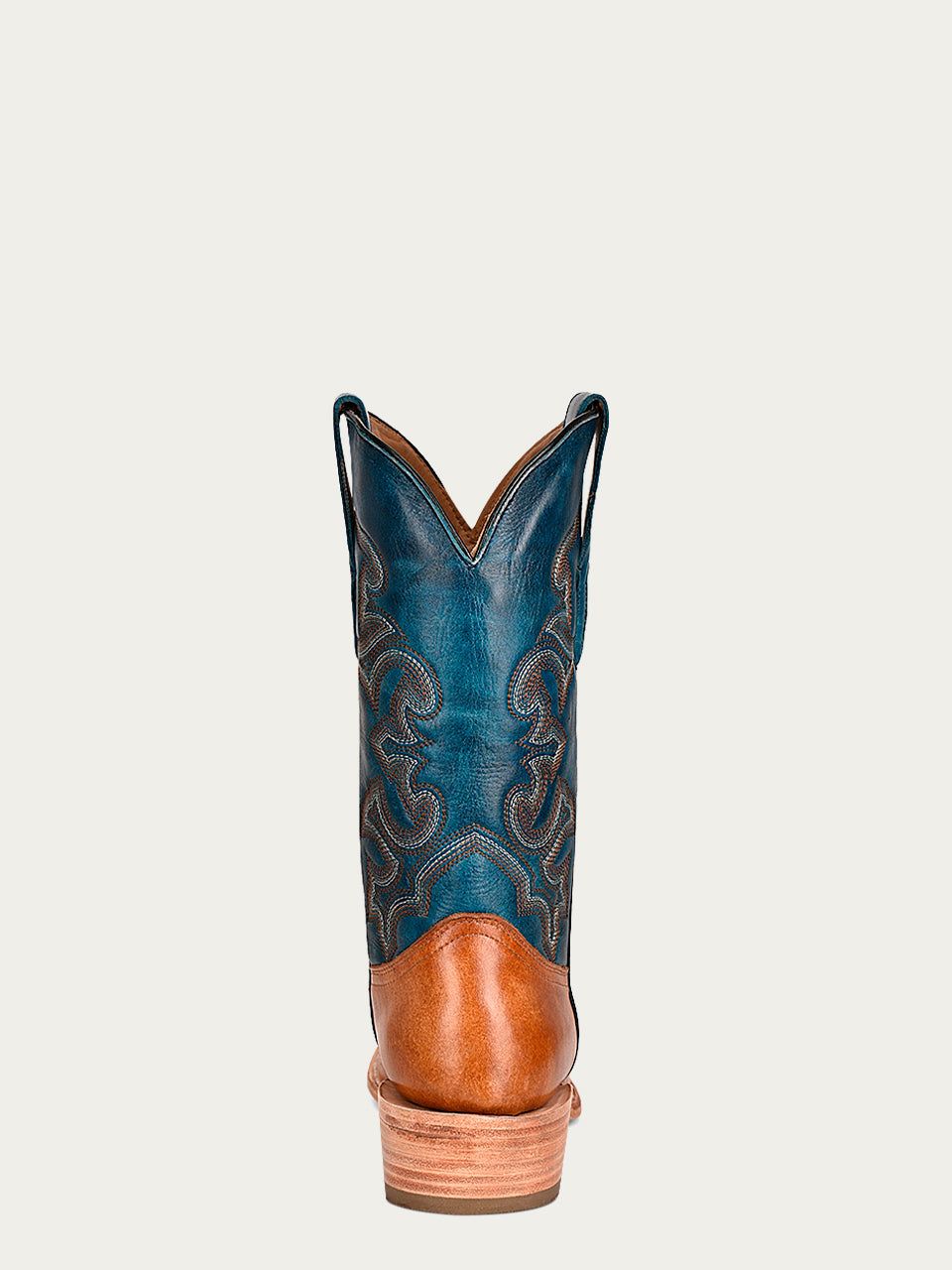 Men's Corral Sand Genuine Leather Boots with Embroidery