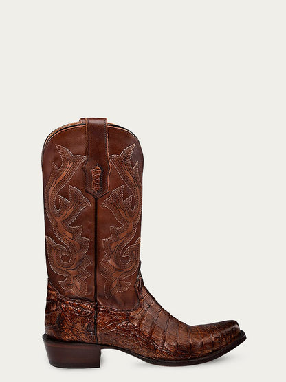 Men's Corral Genuine Caiman Boots with Embroidery