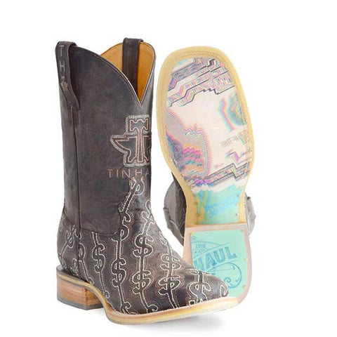 Herren Tin Haul Show Me the Money Boots It's All Money Sohle Handgefertigt Hellbraun