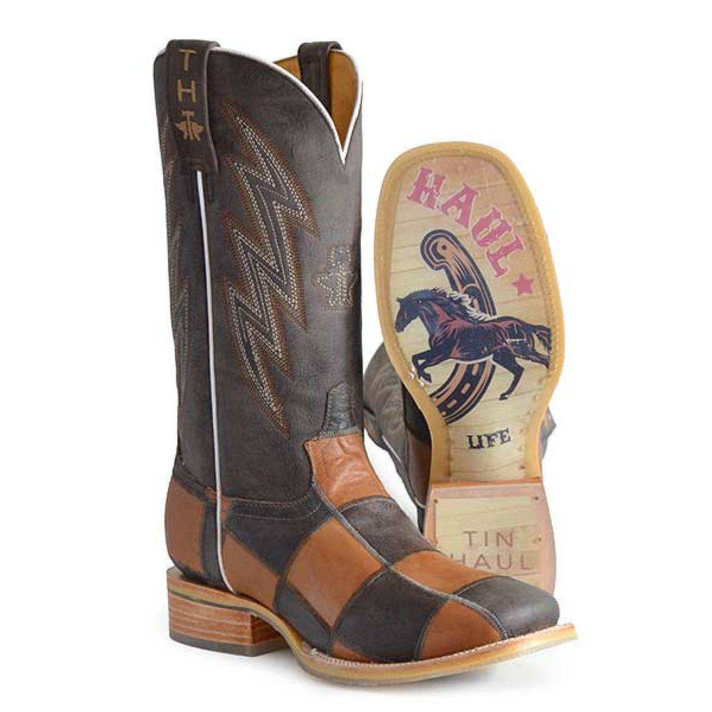 Herren Tin Haul Stallstiefel Hufeisensohle Handgefertigt Braun