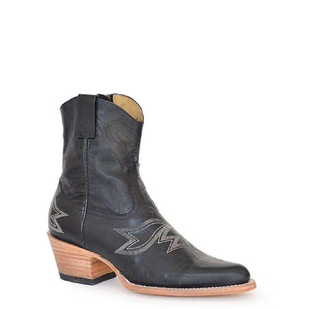 Women's Stetson Piper Boots Handcrafted Black