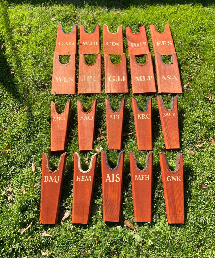 Custom Pine Wooden Boot Jacks - Large