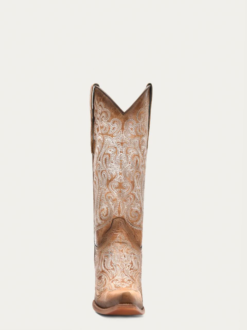 Women's Corral Blue Genuine Leather Boots with Liminiscent Embroidery