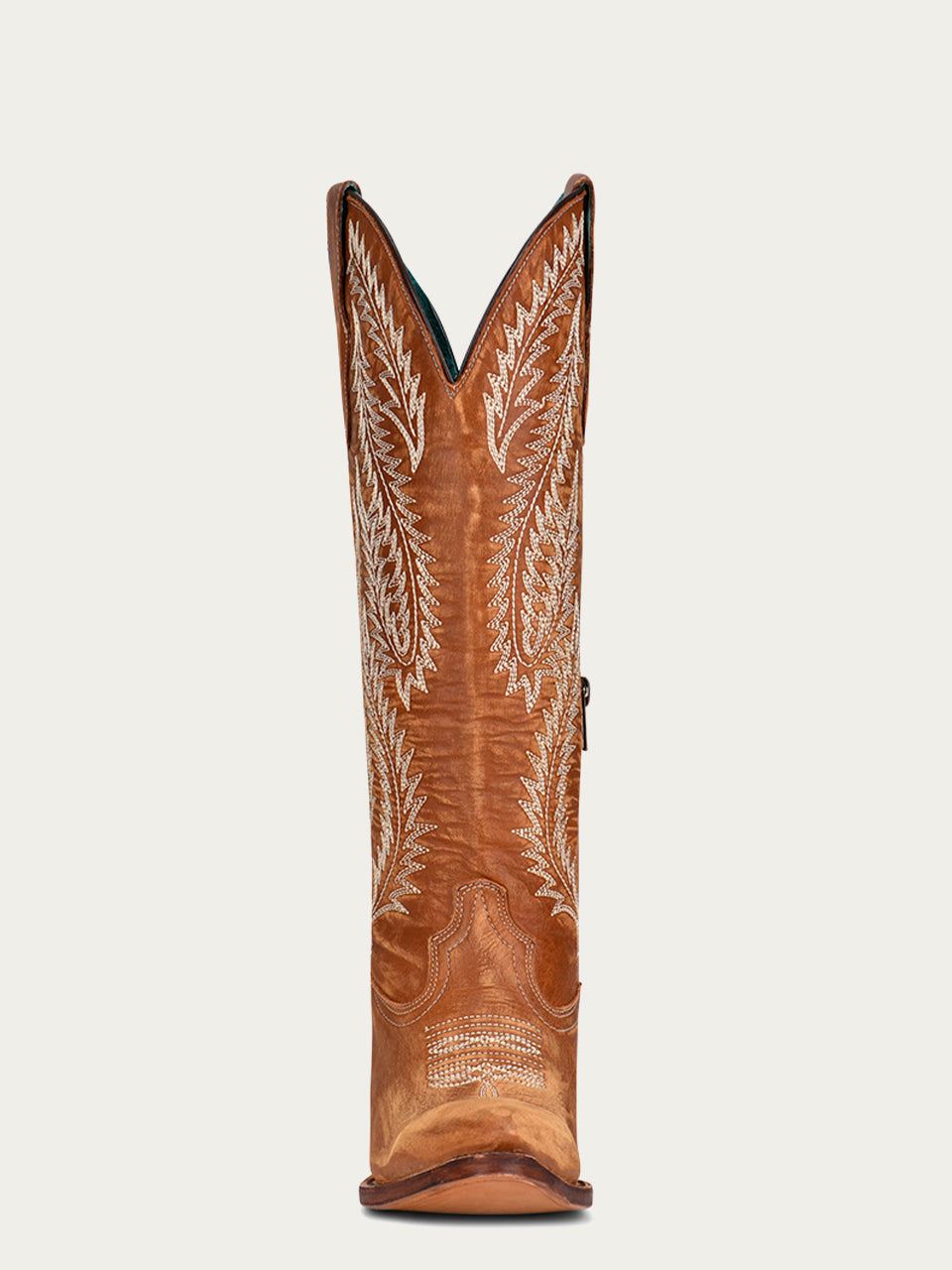 Women's Corral Golden Genuine Leather Boots with Embroidery