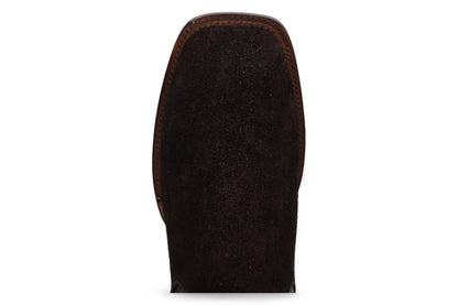 Botas Chelsea Hooch para hombre, hechas a mano, de ante genuino marrón