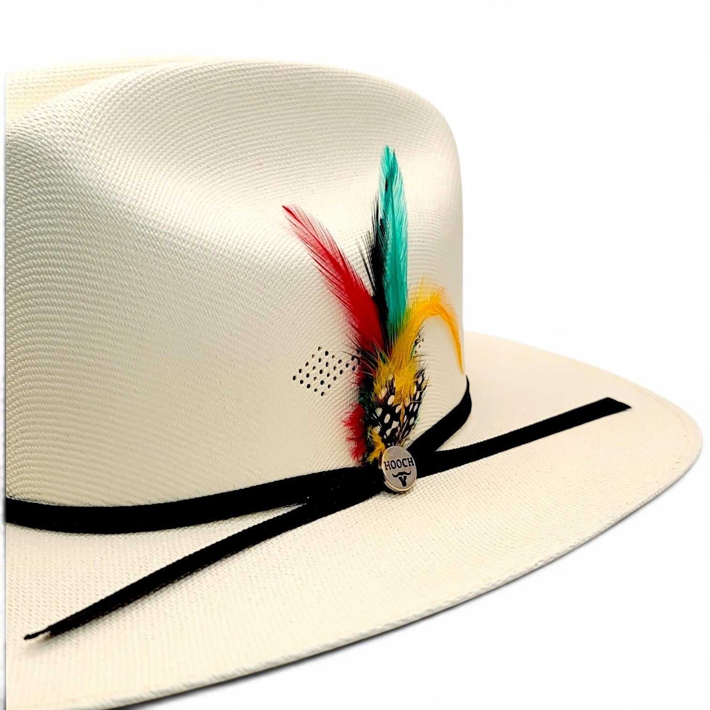 Hooch Hats Straw Cowboy Hat Telar 1x1 1000X Sinaloa Style – 4.5” Crown
