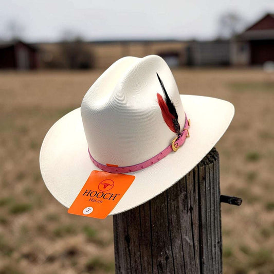 Hooch Hats Straw Cowboy Hat Telar 1x1 1000X Virgen de Guadalupe Edition
