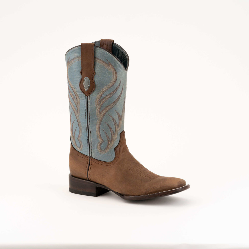Botas de piel para hombre Ferrini Hunter hechas a mano en color marrón