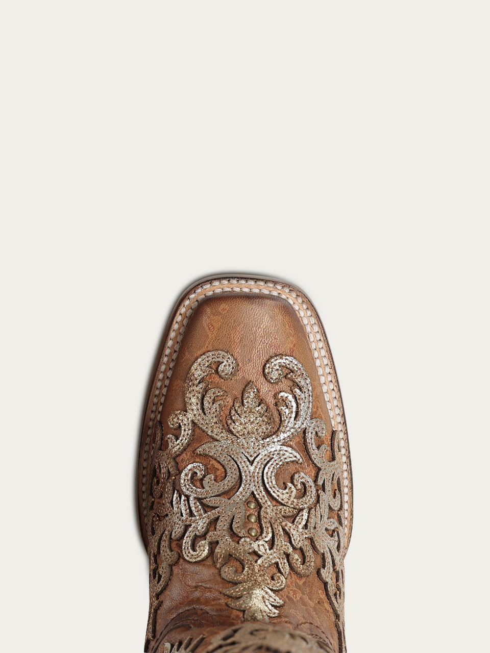 Women's Corral Shedron Genuine Leather Boots with Overlay & Embroidery