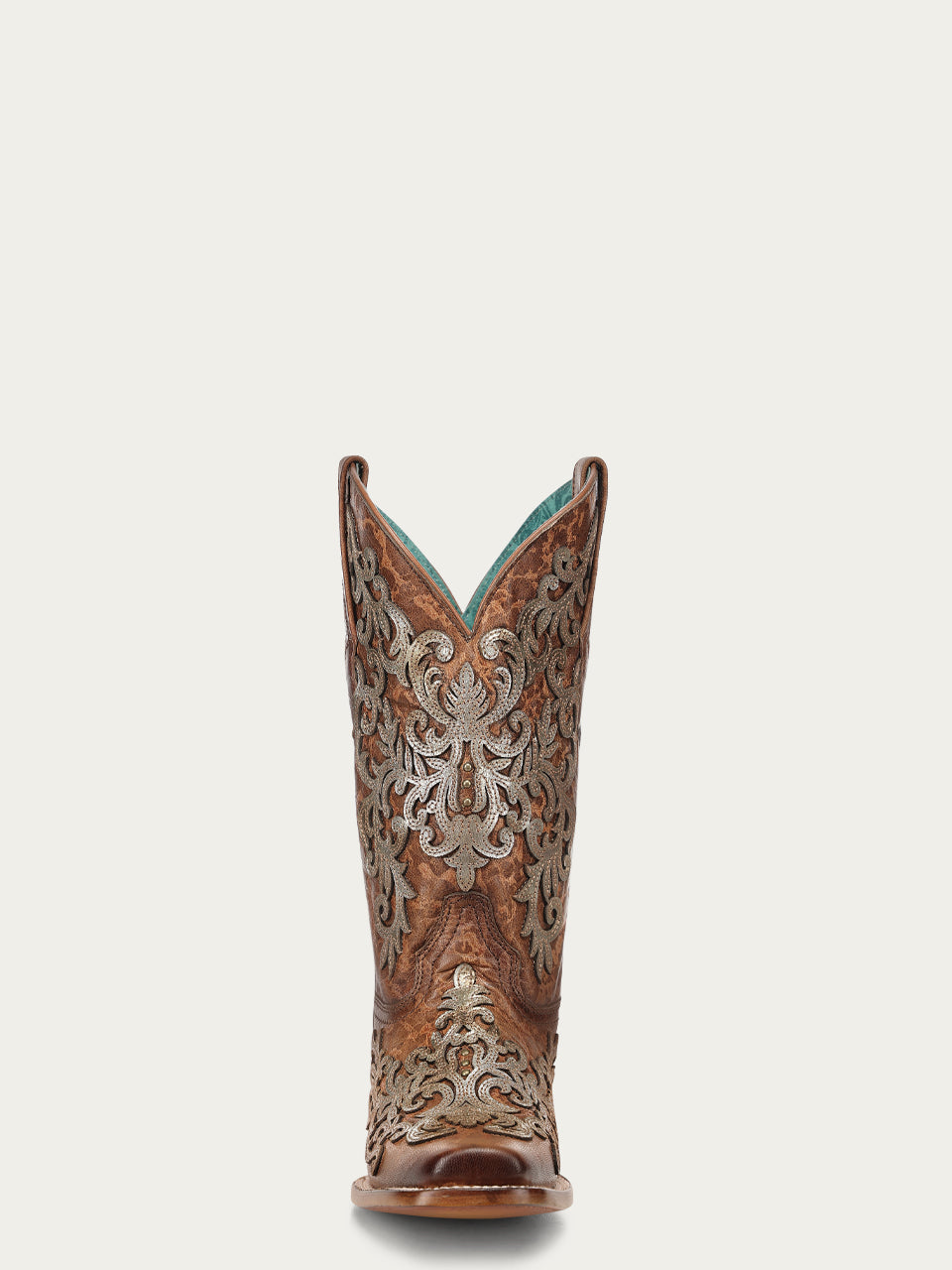 Women's Corral Shedron Genuine Leather Boots with Overlay & Embroidery