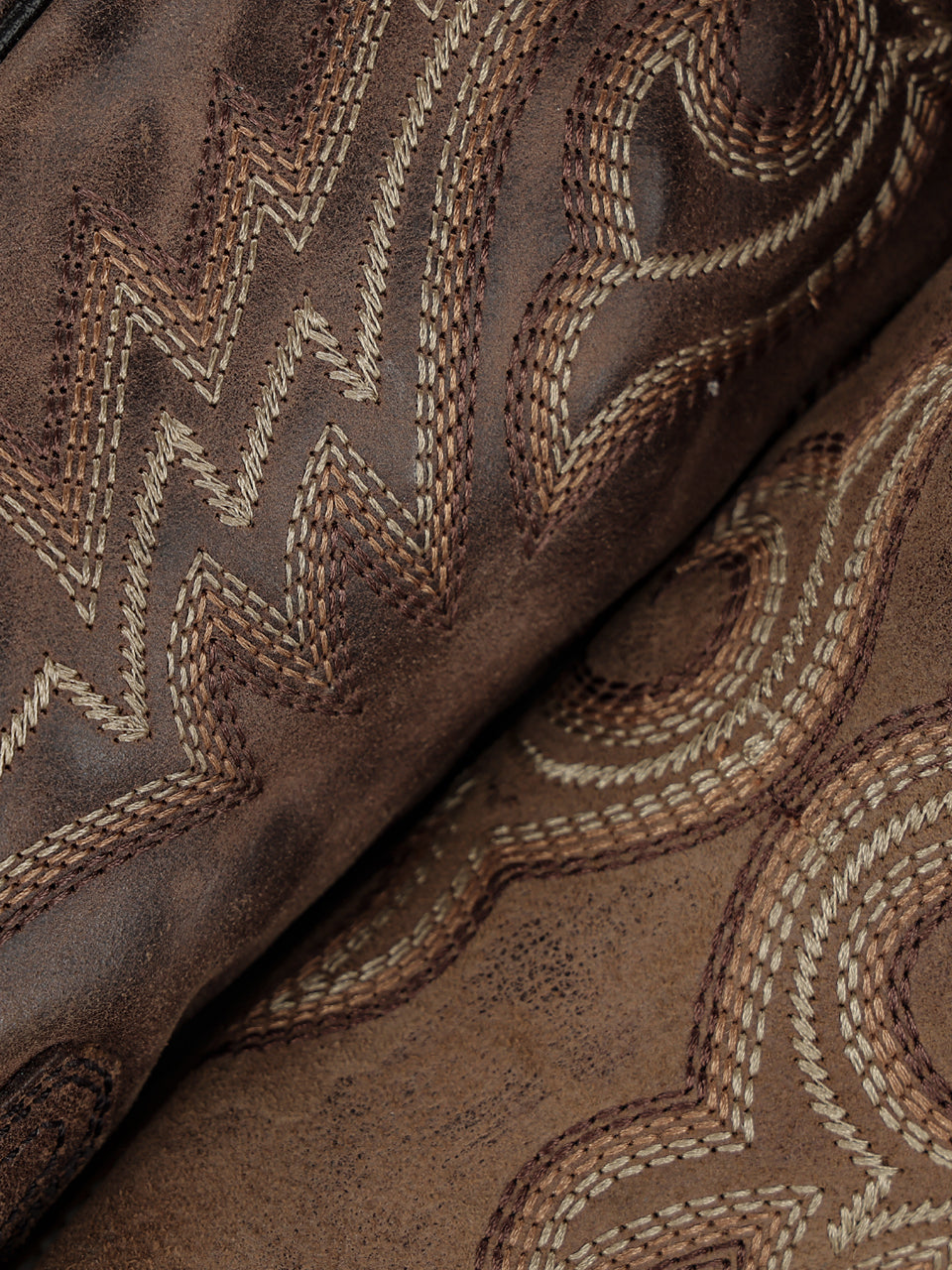 Women's Corral Brown Genuine Leather Boots with Flames Embroidery