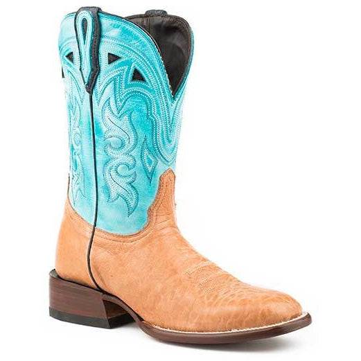 Stetson Florence Damen Lederstiefel Handgefertigt Hellbraun
