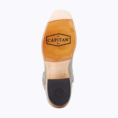 El Capitan Nashville - Summit cowboy boot showing a tan leather sole, black heel, and branded outsole