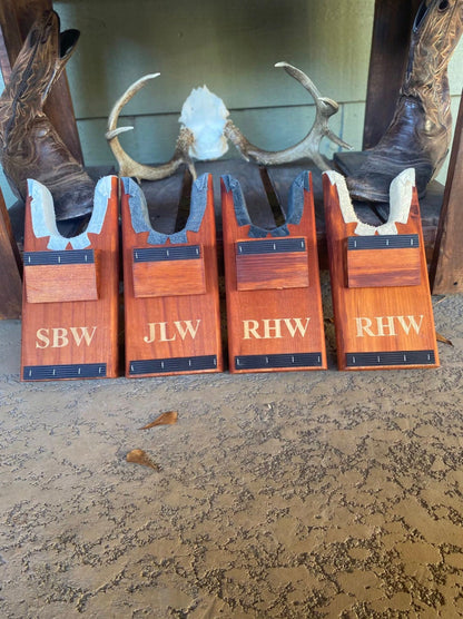 Custom Pine Wooden Boot Jacks - Large