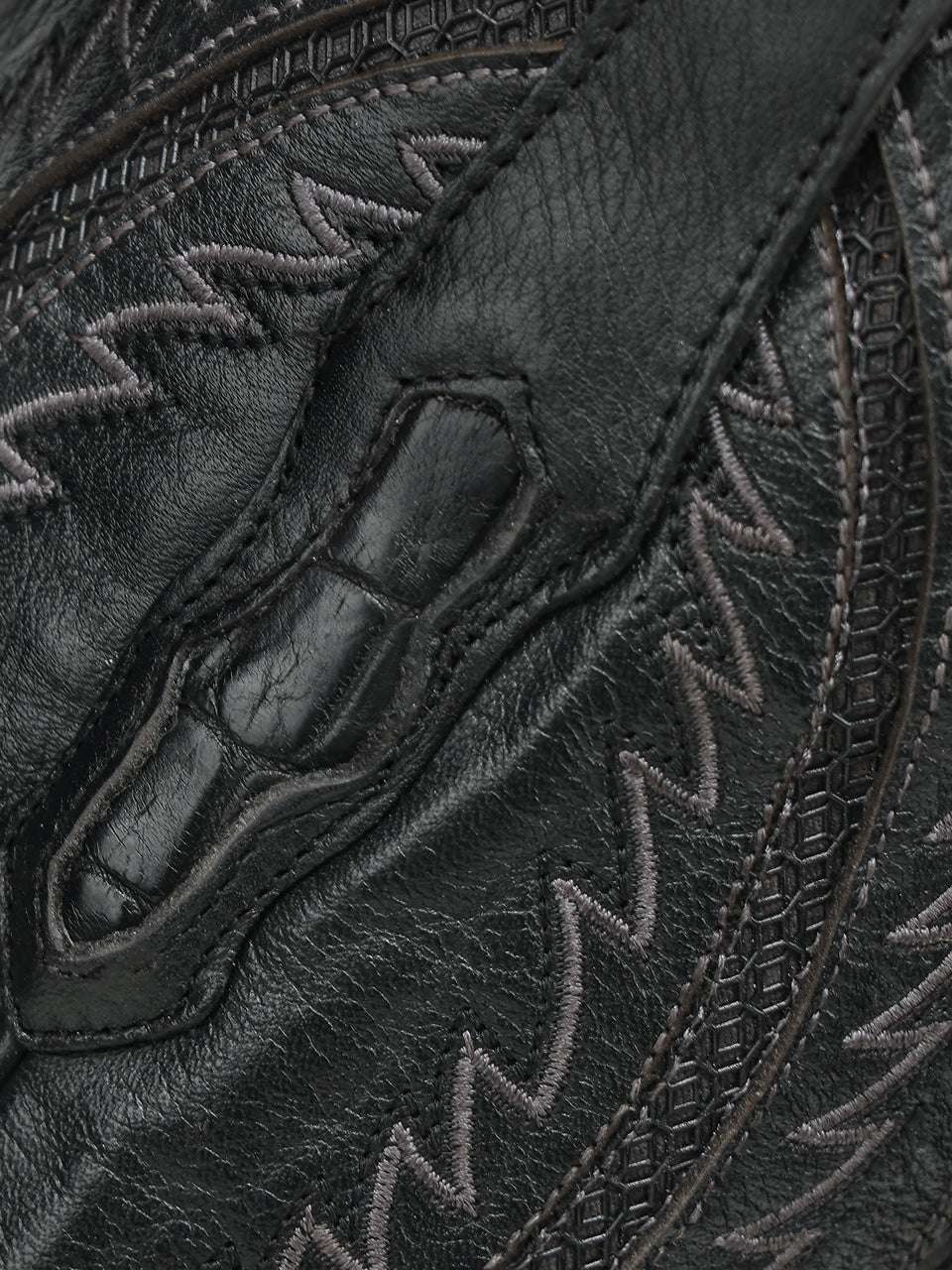 Men's Corral Black Genuine American Alligator Boots with Embroidery featuring rich black alligator leather, textured inlay, and detailed western stitching
