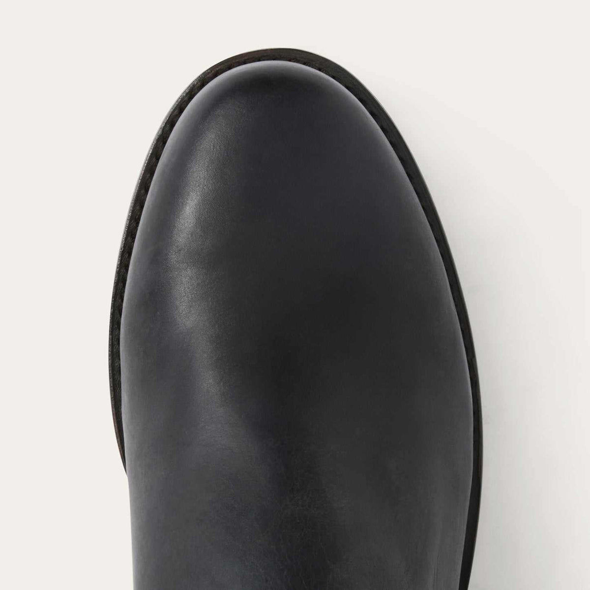 Men's Stetson Puncher Roper black leather boots handcrafted round toe