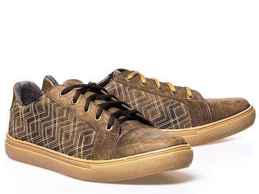 Men's Tin Haul handmade straight up shoes brown leather