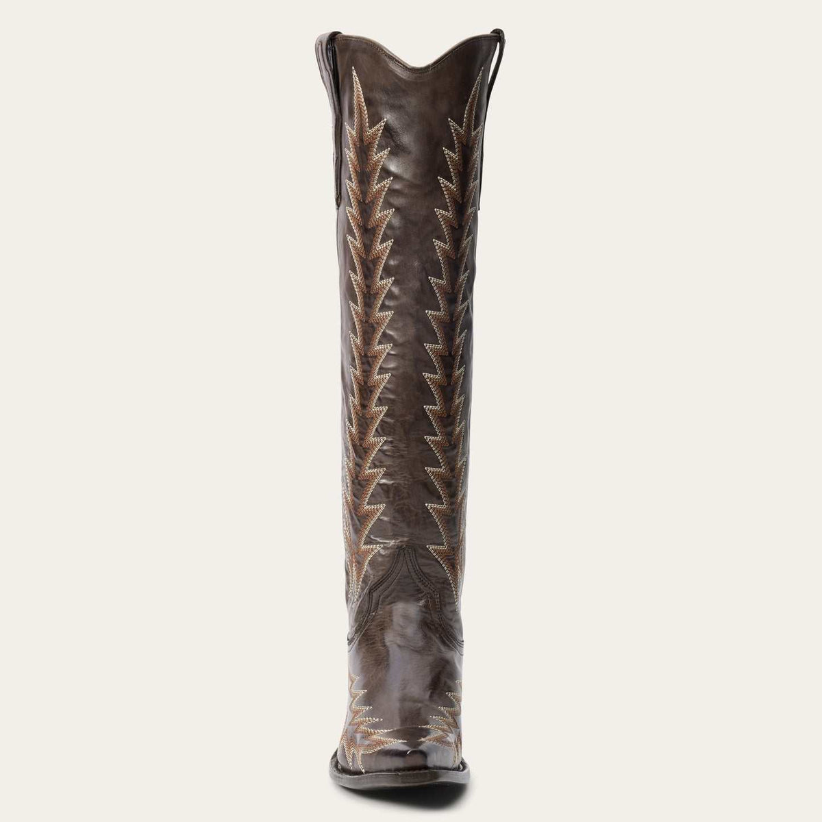 Women's Stetson Sarah handcrafted chocolate leather snip toe boots
